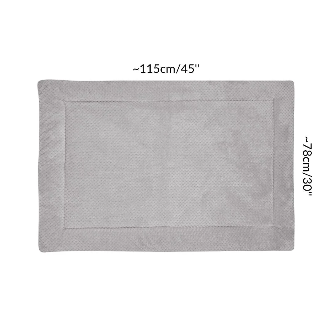 Set of 2 Extra Soft Fleece Liners for Guinea Pigs | Velvet Gray - Image 3