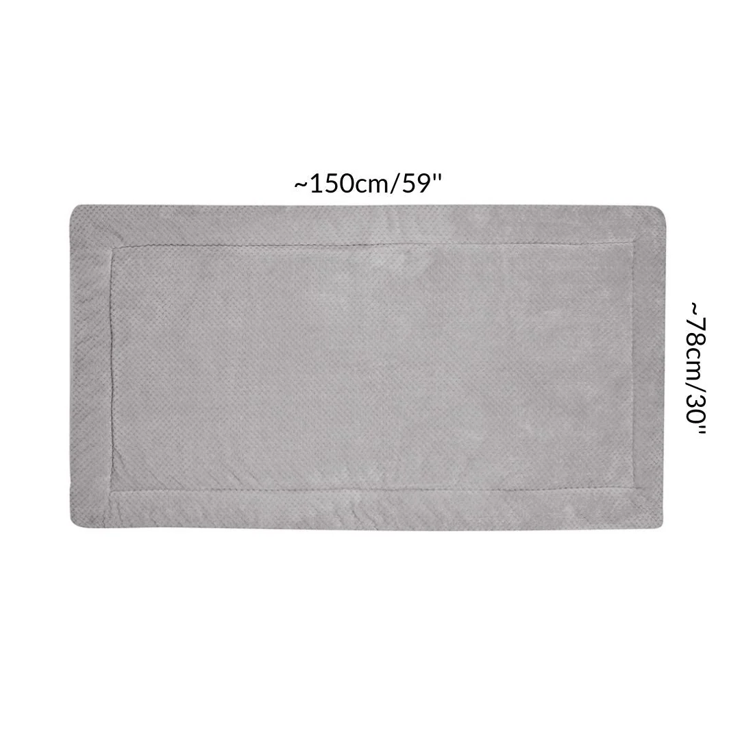Set of 2 Extra Soft Fleece Liners for Guinea Pigs | Velvet Gray - Image 4
