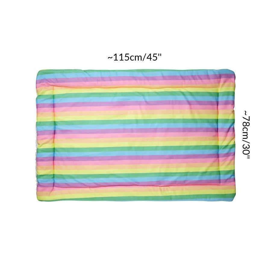 Plush Fleece Liner for Guinea Pigs | Rainbow Collection - Image 3