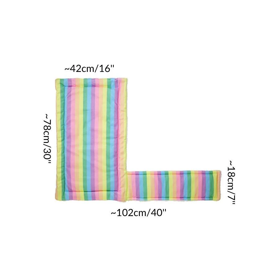 Plush Fleece Liner for Guinea Pigs | Rainbow Collection - Image 6