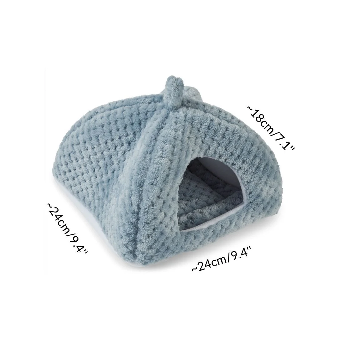 Extra Soft Fleece Hide for Guinea Pigs | Dusky Blue - Image 3