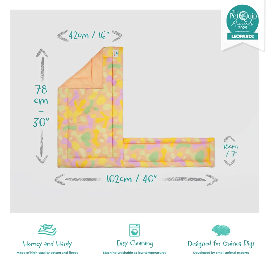 Plush Fleece Liner for Guinea Pigs | Pigcasso Collection - Image 10