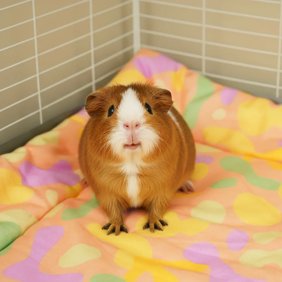 Plush Fleece Liner for Guinea Pigs | Pigcasso Collection - Image 6