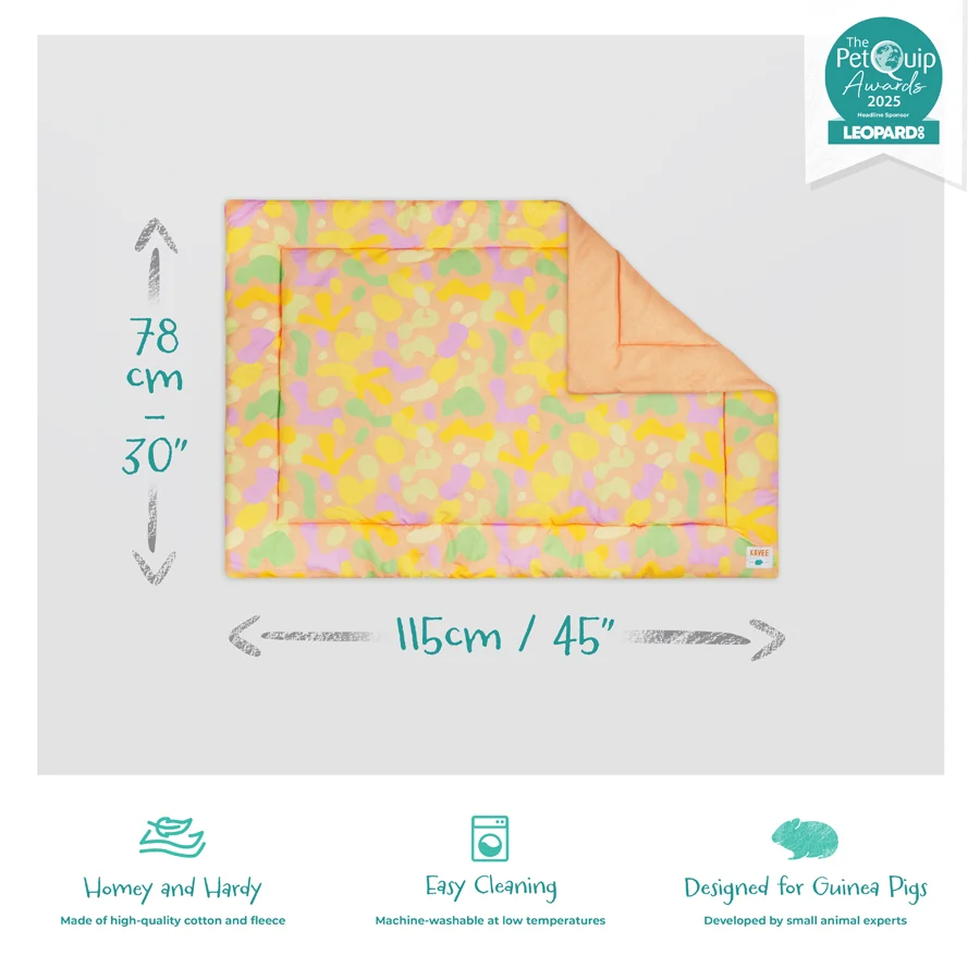 Plush Fleece Liner for Guinea Pigs | Pigcasso Collection - Image 7