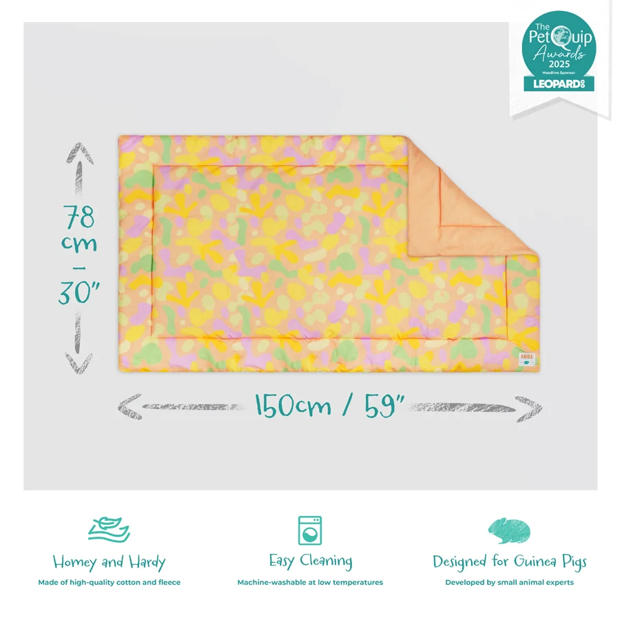 Plush Fleece Liner for Guinea Pigs | Pigcasso Collection - Image 8