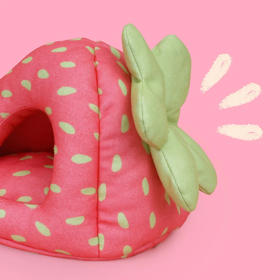 Hide for guinea pigs | Strawberry - Image 4