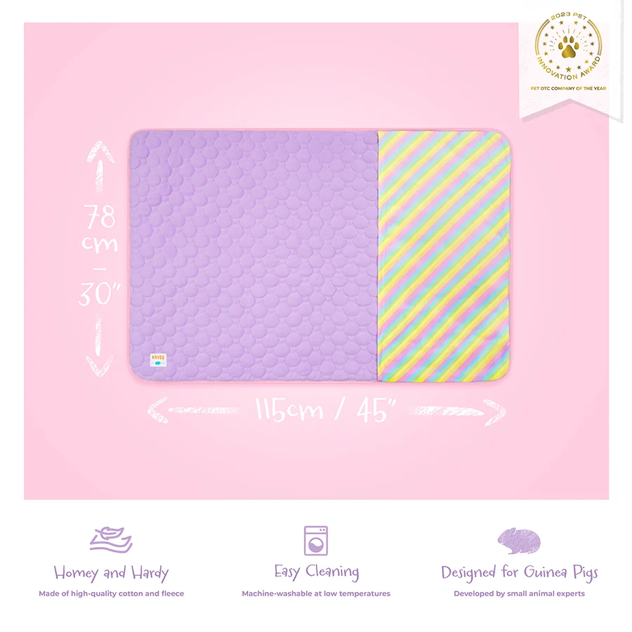 Pocket Fleece Pocket Liner for Guinea Pigs | Rainbow Collection - Image 5