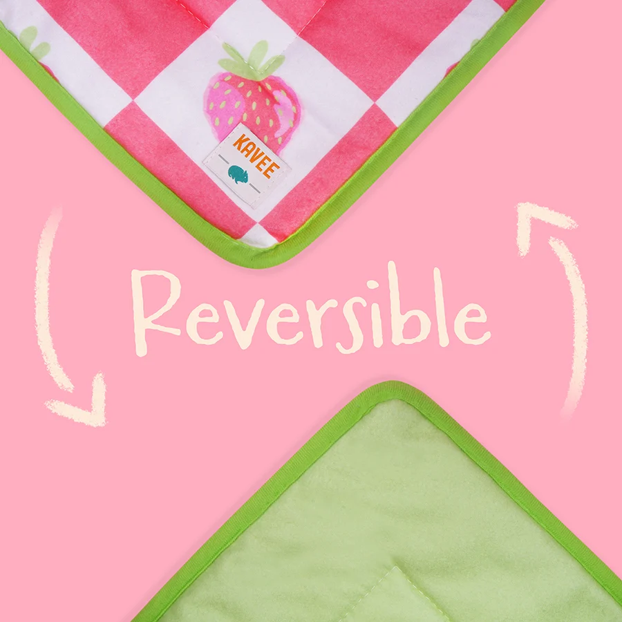 Set of 2 Fleece Liners Bundle | Strawberry - Image 3