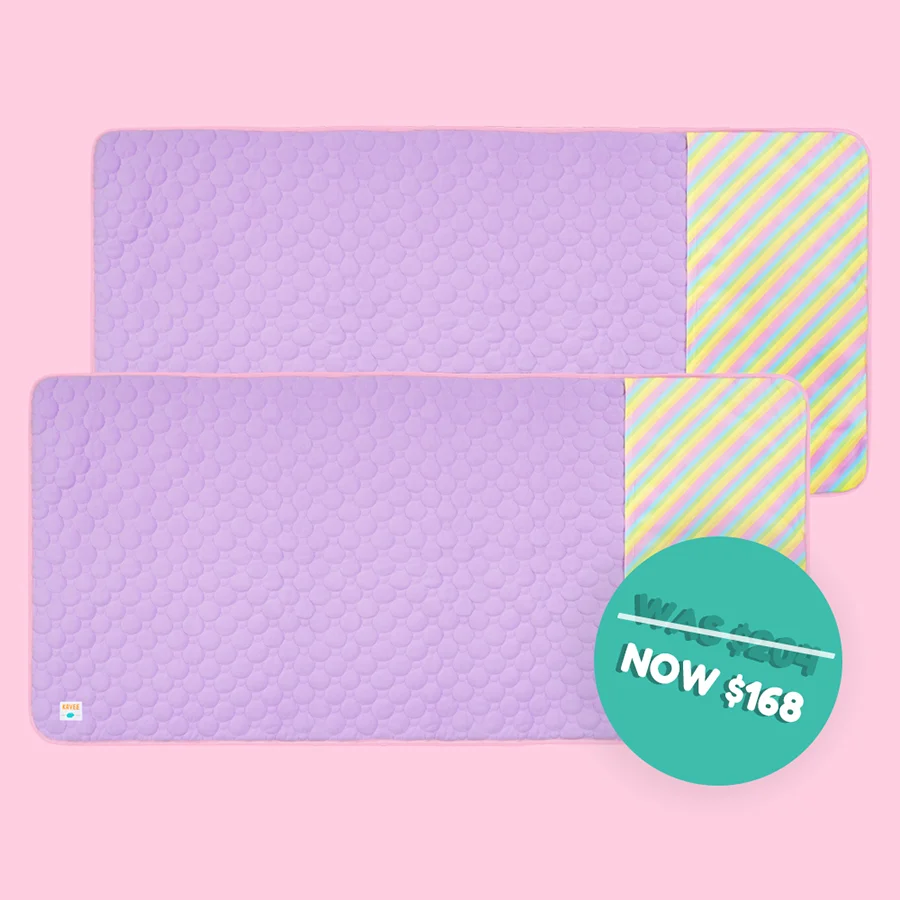 Set of 2 Pocket Fleece Liners for Guinea Pigs | Rainbow Collection - Image 6