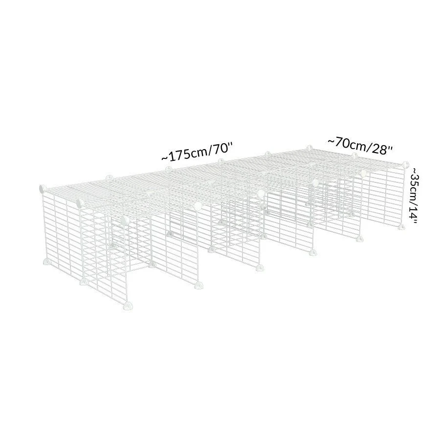 White C&C Guinea Pig Cage Stand - Image 5